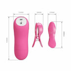 House of Dasein Electro Shock Nipple Clamps Pink House of Dasein