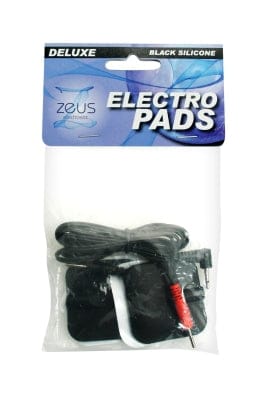 Zeus Deluxe Electro Pads 2 Pack Black Zeus