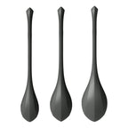 Satisfyer Yoni Power Balls 2 Black 3 Piece Set Satisfyer