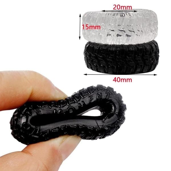 House Of Dasein Silicone Cock Rings Set Black House of Dasein