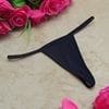 Night Spring Spandex Thong Panties Black Free Size LOVVA