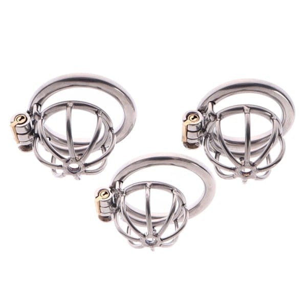 Stainless Steel Male Chastity Cage 50mm Secondary image