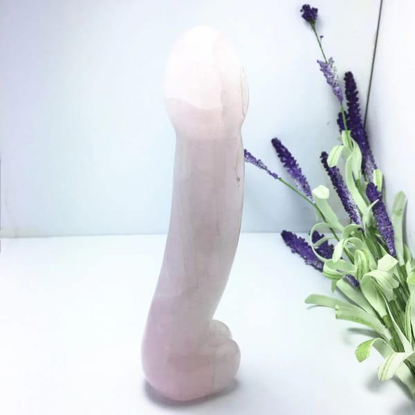 House Of Dasein Rose Quartz Yoni Wand Rose House of Dasein