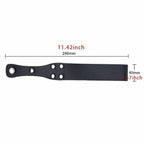 House of Dasein Double Layer Leather Spanking Paddle Black House of Dasein