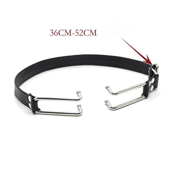 House Of Dasein Open Mouth Hook Gag Head Harness Black House of Dasein