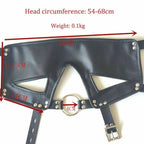 House of Dasein Head Harness Ring Gag Black House of Dasein