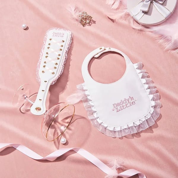 House Of Dasein DDLG Bondage Set Lace Shackles Foot Cuffs Handcuffs Mouth Gag House of Dasein
