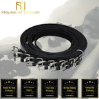 House Of Dasein Body Belts Bondage Set 7 Piece Buckle Restraints BDSM Kit Black House of Dasein