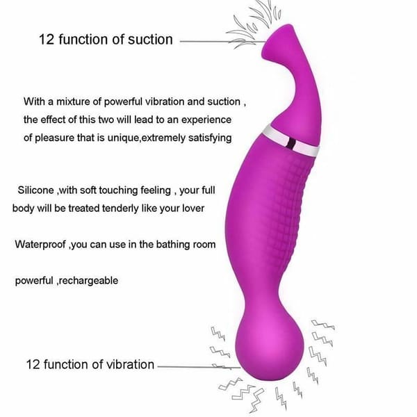 House of Dasein Double Ended Suction G Spot Vibrator House of Dasein