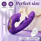 3 in 1 Tongue Licking G Spot Vibrator Purple LOVVA