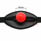 House of Dasein Lace Ball Gag Mask Red House of Dasein