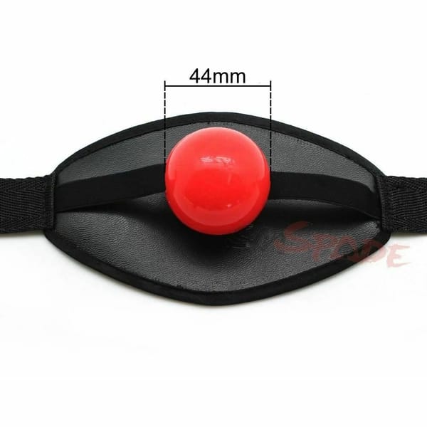 House of Dasein Lace Ball Gag Mask Red House of Dasein