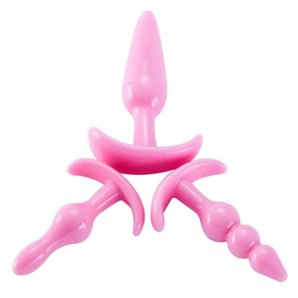 House Of Dasein Pink 6 Piece Butt Plug Training Kit House of Dasein