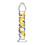 Sexus Glass Dildo Yellow 17.2cm Sexus
