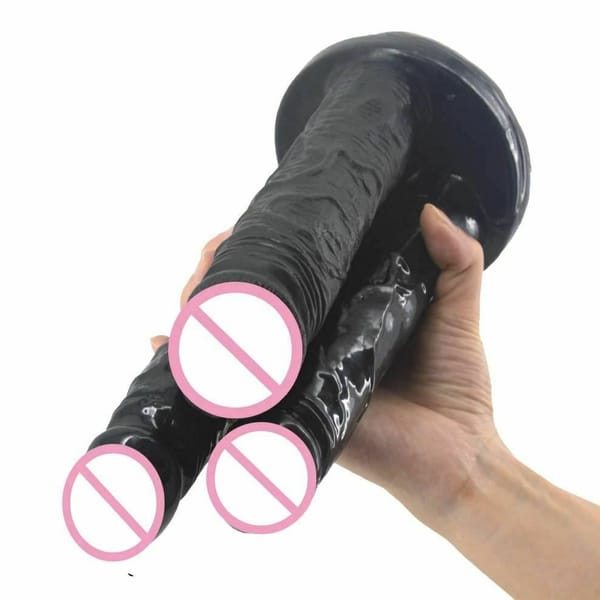 House of Dasein Triple Penetration Realistic Dildo Set Black House of Dasein