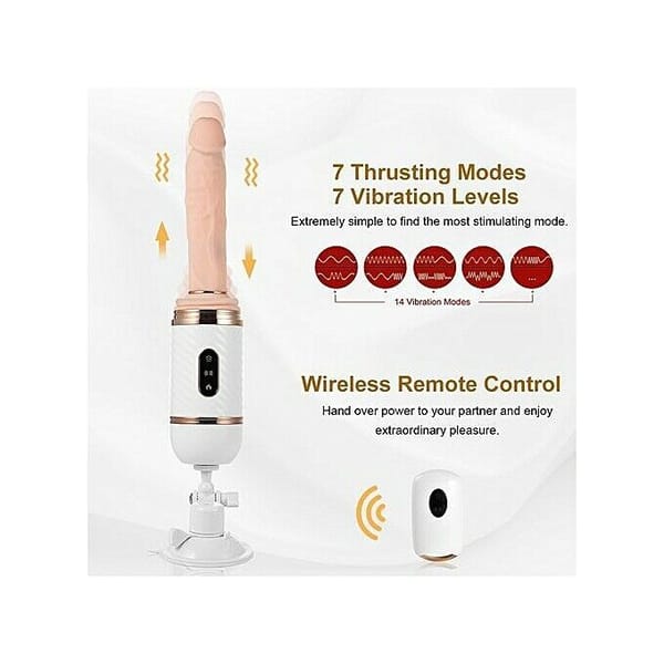 House Of Dasein Wireless Heating Sex Machine Black House of Dasein