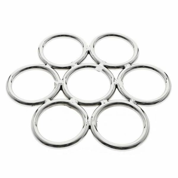 House Of Dasein Shibari Bondage Suspension Ring Silver House of Dasein
