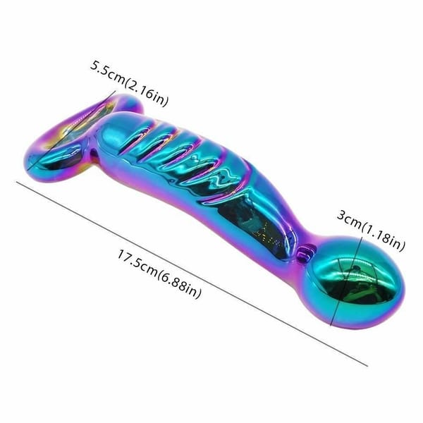 House of Dasein Mermaid Glass Anal Plug Multicolour 17.5 cm House of Dasein