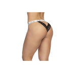 Mapale Lace Keyhole V Back Panty Black Mapale
