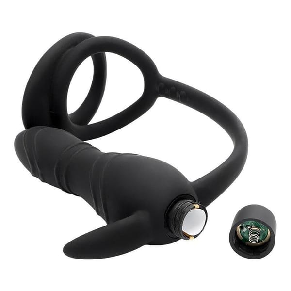 House Of Dasein Cock Ring Anal Vibrator Butt Plug Silicone Prostate Massager House of Dasein