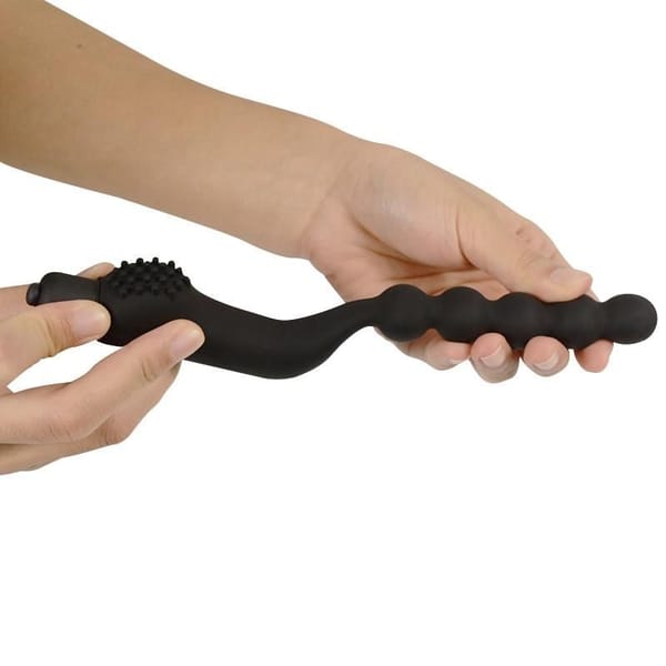 House of Dasein Anal Beads Vibrator 10 Speed Black House of Dasein