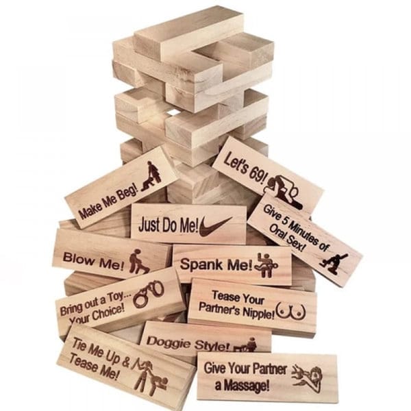 Does Not Apply Romantic Couples Jenga Tower Adult Game LOVVA