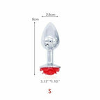 House Of Dasein Rose Butt Plug Set Red House of Dasein