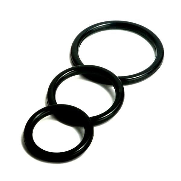 House Of Dasein Stretchy Cock Rings Set Black House of Dasein