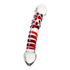 Sexus Red Delight Glass Dildo 19cm Sexus