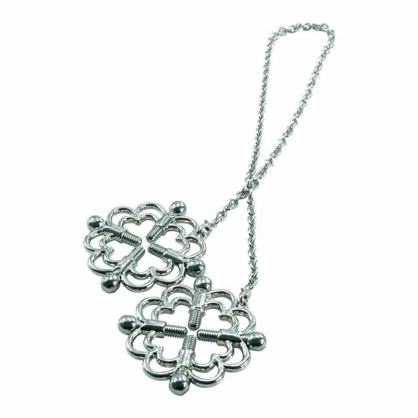 House Of Dasein Clover Nipple Clamps Silver House of Dasein