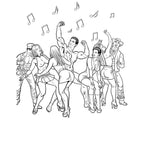 Wood Rocket Bachelorette Party Colouring Book Wood Rocket