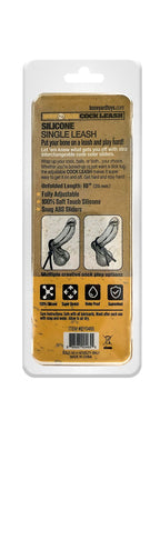 Boneyard Cock Leash Single Black Boneyard