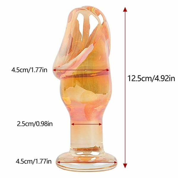 House Of Dasein Golden Glass Dildo Gold House of Dasein