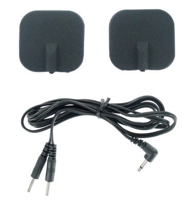Zeus Deluxe Electro Pads 2 Pack Black Zeus