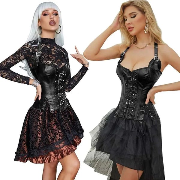 House Of Dasein Steampunk Bustier Corset Coffee S House of Dasein