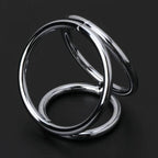 House of Dasein Triple Stainless Steel Cock & Ball Ring Silver S House of Dasein