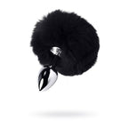 Lovetoy Silver Metal Anal Plug With Black Tail Small Lovetoy