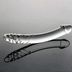 House Of Dasein Black Wolf Pyrex Glass Dildo With Crystal Anal Butt Plug House of Dasein