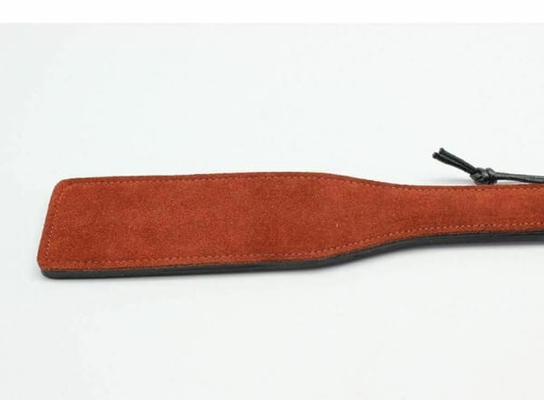 House of Dasein Brown Leather Suede Spanking Paddle House of Dasein