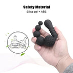 House of Dasein Double Ended Flexible Silicone Dildo Black House of Dasein