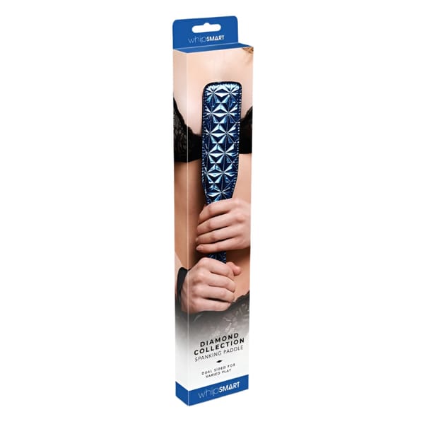 Whip Smart Diamond Textured Paddle Sparkle Sensation Sweet Control Blue Secondary image