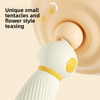 Elosung 10 Vibration Mode USB Rechargeable Mini Personal Massager Wand Massager Yellow Elosung