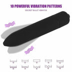 House of Dasein Mini Clitoral & G Spot Vibrator Black House of Dasein
