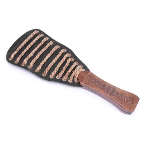 House of Dasein Hemp Rope Spanking Paddle Black House of Dasein