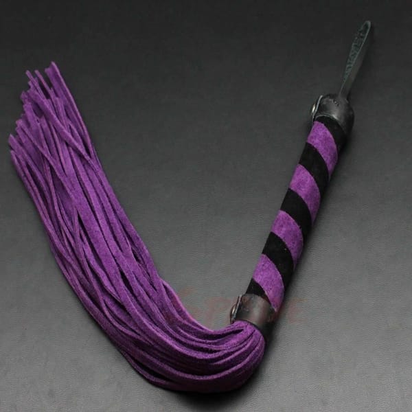 House of Dasein Genuine Leather Flogger Purple House of Dasein