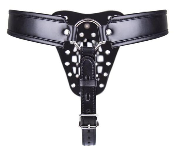 House Of Dasein Leather Chastity Belt Black House of Dasein