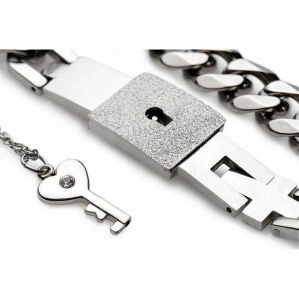 House of Dasein Locking Bracelet With Key Necklace House of Dasein