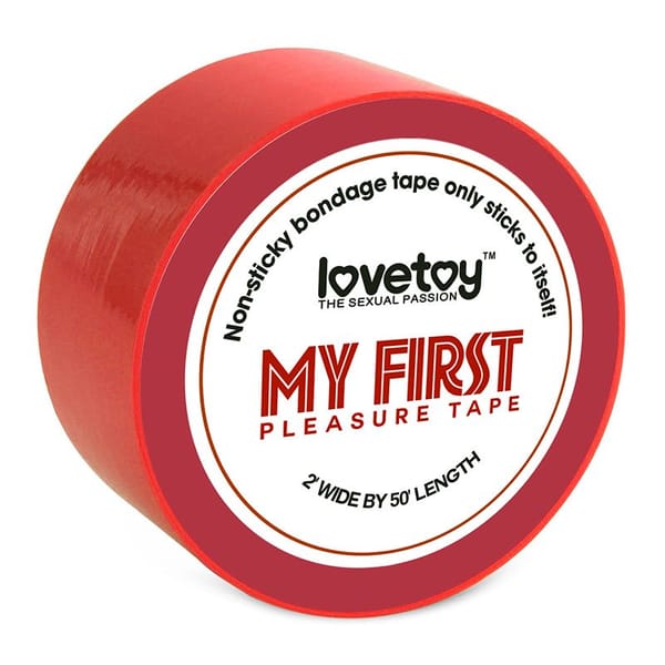 Lovetoy My First Non Sticky Bondage Tape Black Lovetoy