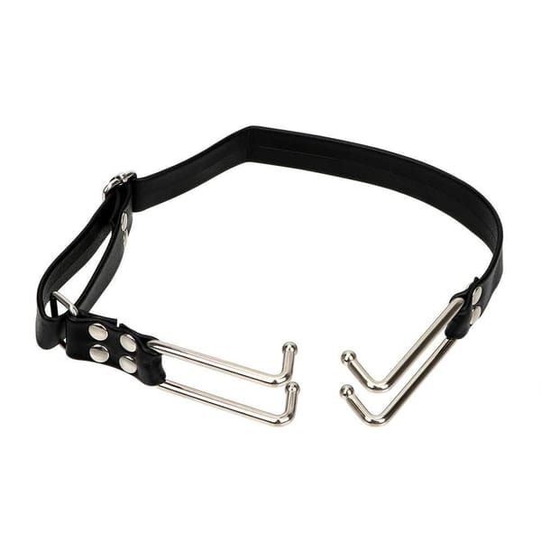 House Of Dasein Open Mouth Hook Gag Head Harness Black House of Dasein