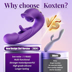 3 in 1 Tongue Licking G Spot Vibrator Purple LOVVA